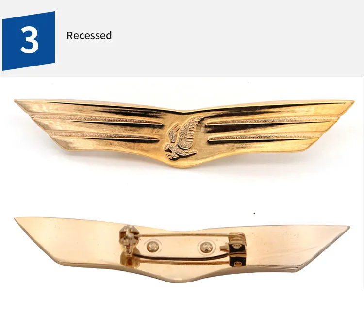 Wholesale Pin for Badge Metal Police Badge with Lapel Pin No Minimum