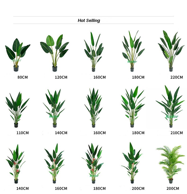 Wholesale Plastic Artificial Monstera Plant Leaves for Home Decoration