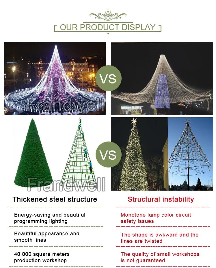 Wholesale Price Outdoor Giant Artificial Christmas Tree for Sale