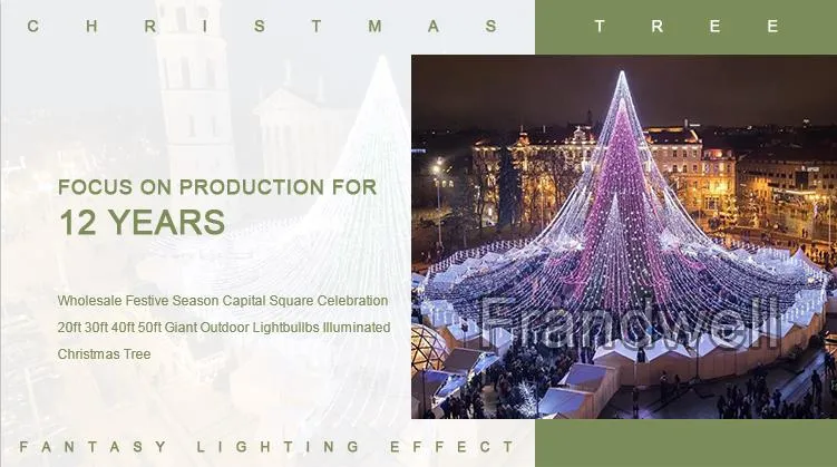 Wholesale Price Outdoor Giant Artificial Christmas Tree for Sale