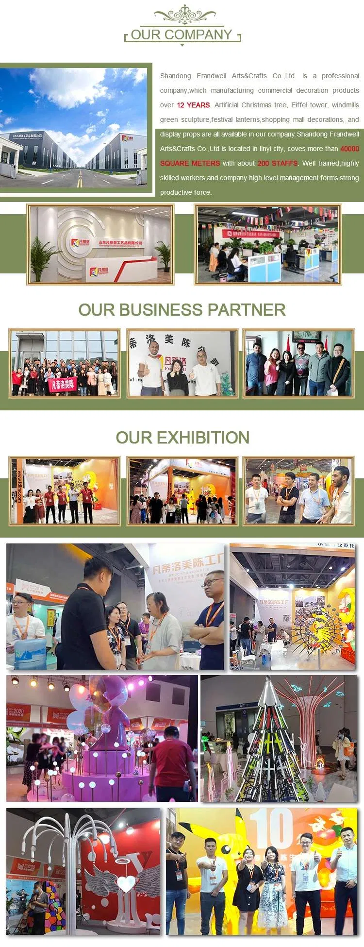 Wholesale Price Outdoor Giant Artificial Christmas Tree for Sale