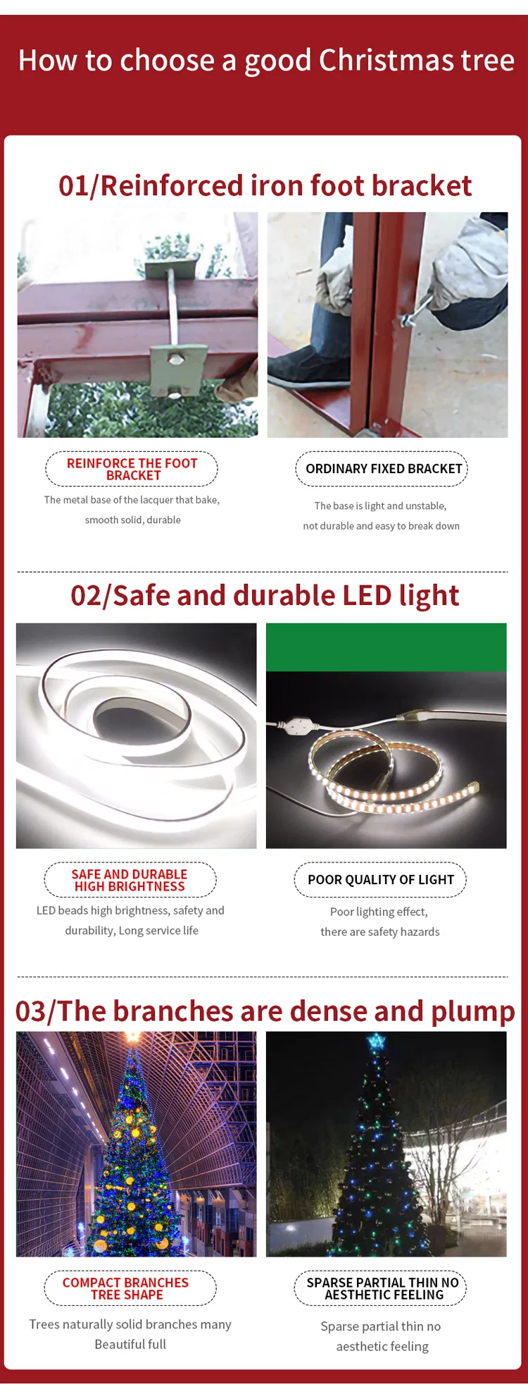 Wholesale Price Outdoor Giant Artificial Christmas Tree for Sale