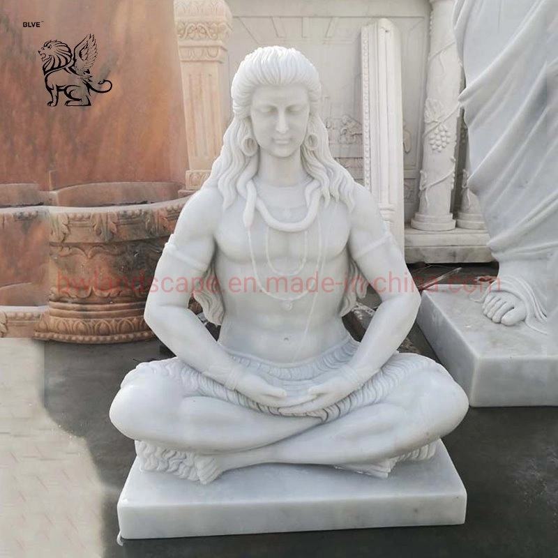 Wholesale Stone Indian Hindu God Shiva Garden Statue Marble Lord Shiva Statue Sculpture