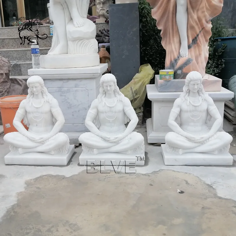 Wholesale Stone Indian Hindu God Shiva Garden Statue Marble Lord Shiva Statue Sculpture