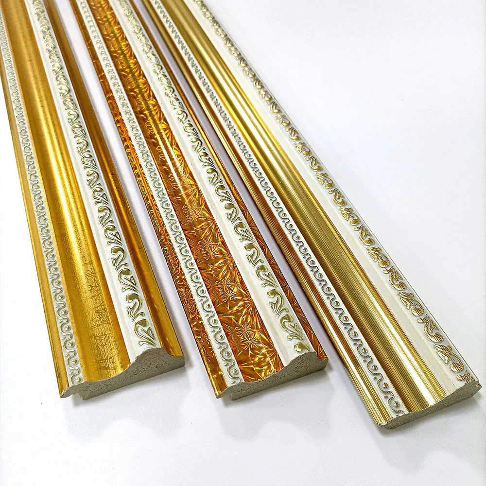 Wholesale Vintage Style PS Photo Frame PS Moulding Mirrored Picture Photo Frame Marcos De Fotos New for Home Interior Decor L00