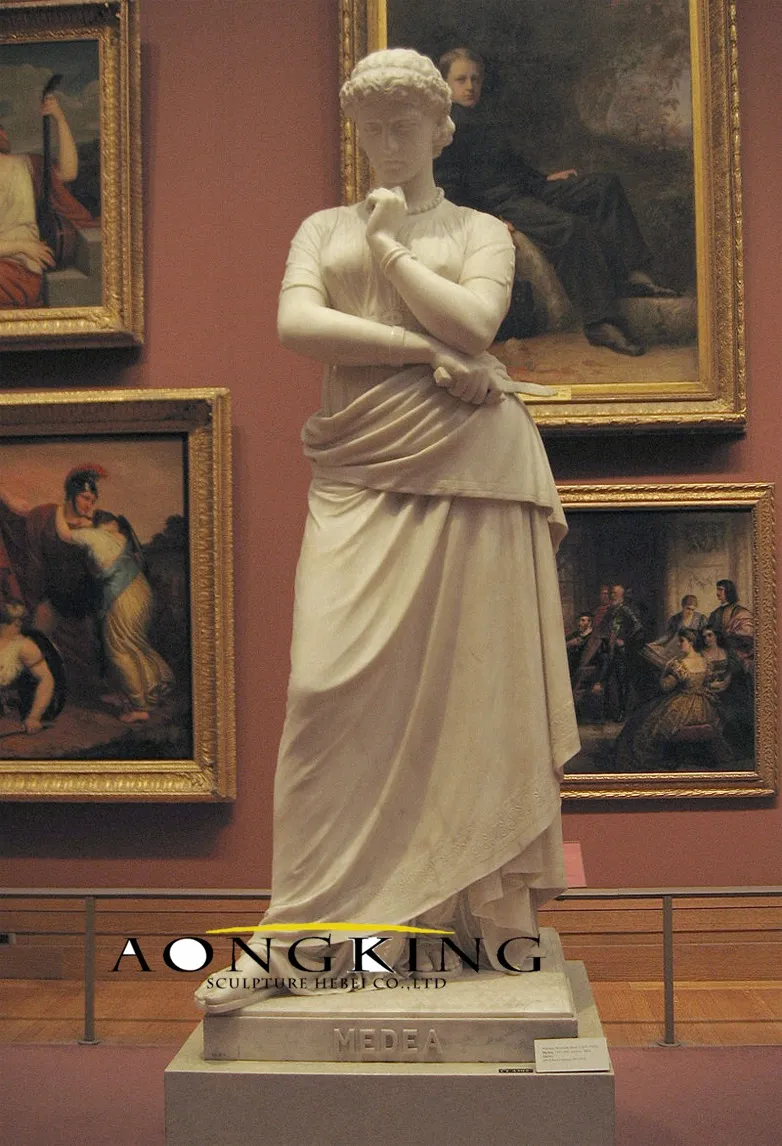 William Wetmore Story Sculptures Medea Marble Statue