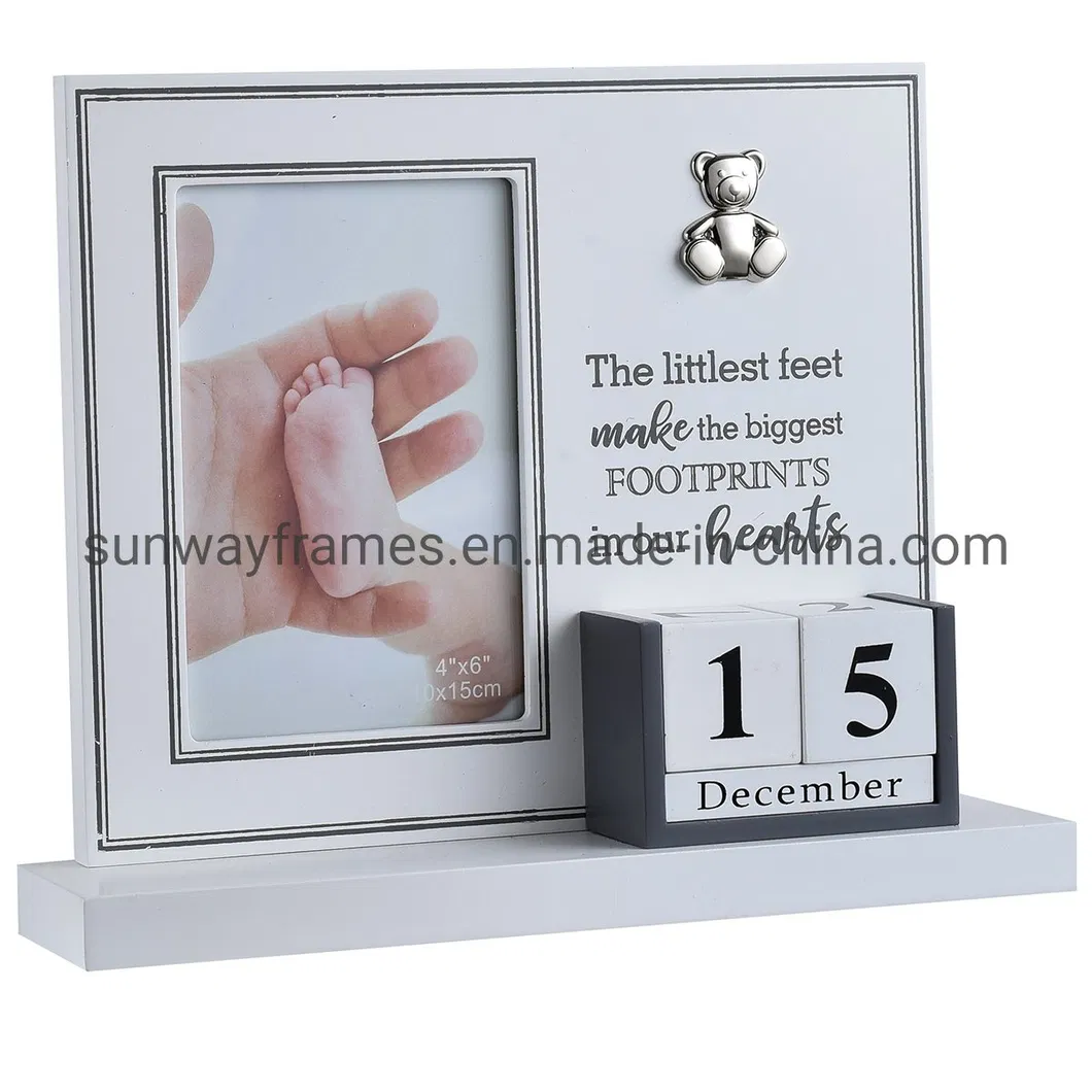 Wooden Frame with Calendar