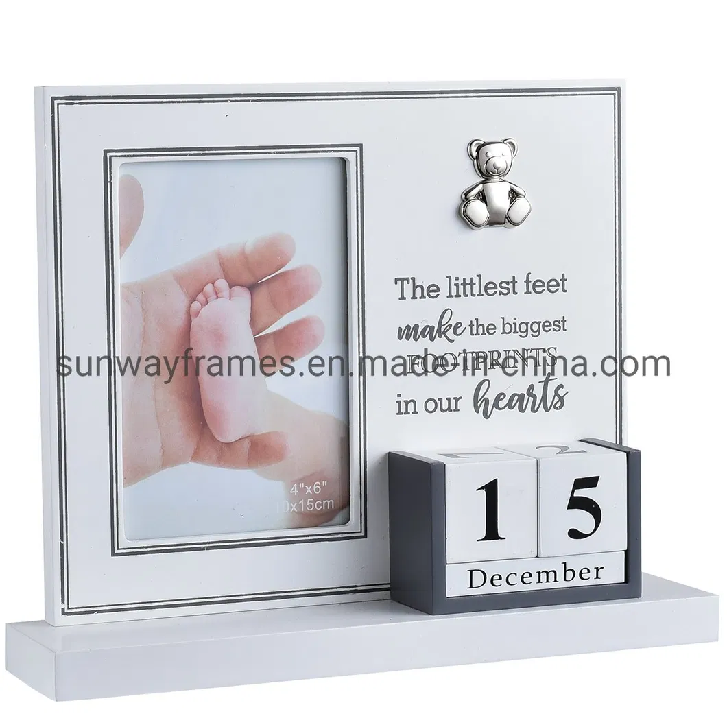 Wooden Frame with Calendar