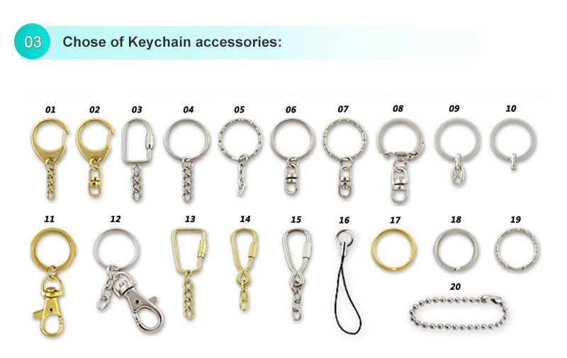 Yerllsom Factory Bespoke Keyring Plate Customized Metal Letter Keychain Y21032902