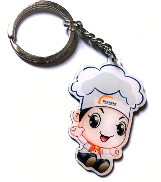 Yerllsom Factory Bespoke Keyring Plate Customized Metal Letter Keychain Y21032905