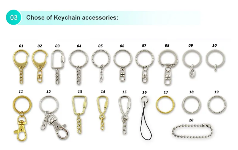 Yerllsom Factory Bespoke Keyring Plate Customized Metal Letter Keychain Y21032905