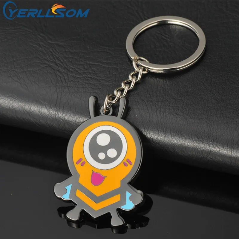Yerllsom Factory Bespoke Keyring Plate Customized Metal Letter Keychain Y21032905